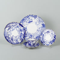 ROYAL CROWN DERBY Mikado Seven Place Settings Plus Extras