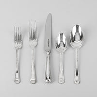 KIGHTSBRIDGE Feather Edge Silverplate Flatware 8 Place Settings Plus Extras