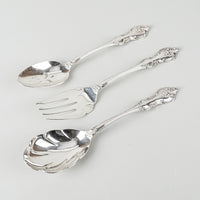 1847 ROGERS BROS Orleans Silver Plate Flatware 11 Place Settings Plus Extras