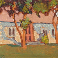 J. Baird "French Canadian House" Oil on Canvas