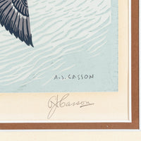 Alfred Joseph (A.J.) Casson (Canadian 1898-1992) Blue Winged Teals