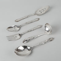 1881 ROGERS Flirtation Silver Plate Flatware 15 Place Settings Plus Extras