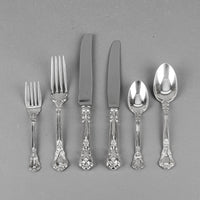 BIRKS Chantilly Sterling Flatware 8 Place Settings Plus Extras