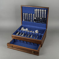 BIRKS Chantilly Sterling Flatware 8 Place Settings Plus Extras