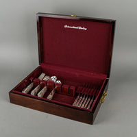 INTERNATIONAL SILVER Rhapsody Sterling Flatware 8 Place Settings Plus Extras