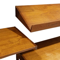 FM MOBLER Vintage Teak Wall Mount Shelves 11 Pieces