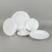 HUTSCHENREUTHER Baroness Duchess White 8 Place Settings Plus Extras