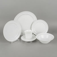 TIRSCHENREUTH Mozart White 8 Place Settings Plus Extras