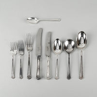 COOPER BROTHERS & SONS Silverplate Flatware Royal Prince 66 Pieces