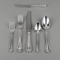 BIRKS Regency Cascade Silverplate Flatware 10 Place Settings Plus Extras