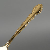 ONEIDA Golden Flirtation Gold Plated Flatware 8 Place Settings Plus Extras