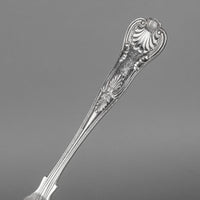 J.B.CHATTERLEY & SONS Kings Silverplate Flatware 6 Place Settings Plus Extras