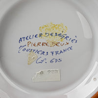 PIERRE DEUX Hot Air Balloon Faience Coffee And Tea Service - 7 Pieces