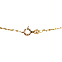 14K 10K Garnet & Diamond Flower Pendant Necklace