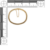 14K Yellow Gold Diamond Tennis Bracelet