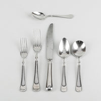 CHRISTOFLE Acier/Capricorne OASIS Stainless Steel Flatware 45 Pieces