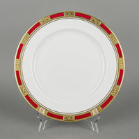 AYNSLEY Empress Maroon 8509 9 Place Settings Plus Extras