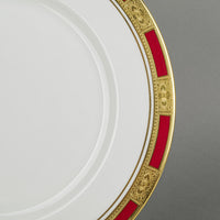 AYNSLEY Empress Maroon 8509 9 Place Settings Plus Extras