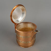 PLATERIA VICTORIA TAXCO Copper And Sterling Silver Tea Service 3 Pieces