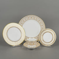 CROWN STAFFORDSHIRE Gold Victoria A155882 11 Place Settings Plus Extras