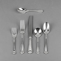 BIRKS Georgian Plain Sterling Flatware 8 Place Settings Plus Extras