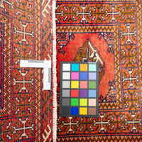 Hand Knotted Wool Mat/Rug 34"x23"