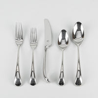 DANSK Torun Stainless Steel Flatware 6 Place Settings Plus Extras