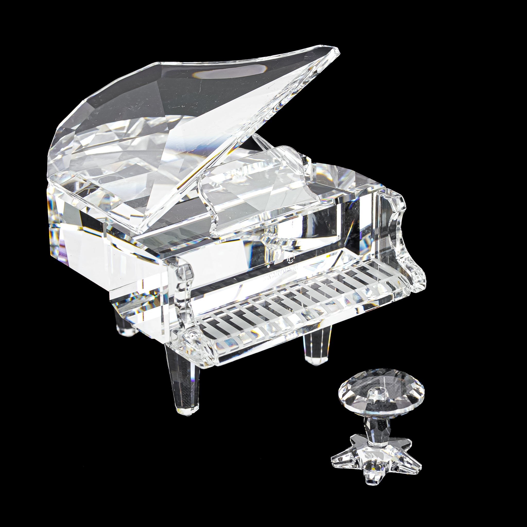 SWAROVSKI Grand Piano w/Stool 174506 - Around The Block