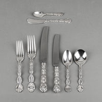 BIRKS Regency Plate Louis De France Silverplate Flatware - 10 Place Settings Plus Extras