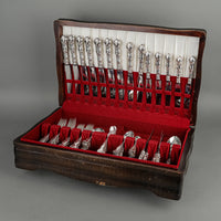 BIRKS Regency Plate Louis De France Silverplate Flatware - 10 Place Settings Plus Extras