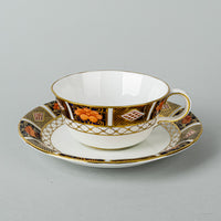 ROYAL CROWN DERBY Old Imari Border 8450 Luncheon Set 6 Place Settings Plus Extras