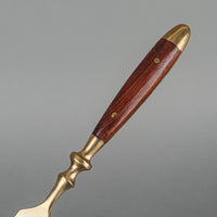 Thai Nickel Bronze Rosewood Handle Flatware 8 Place Settings Plus Extras