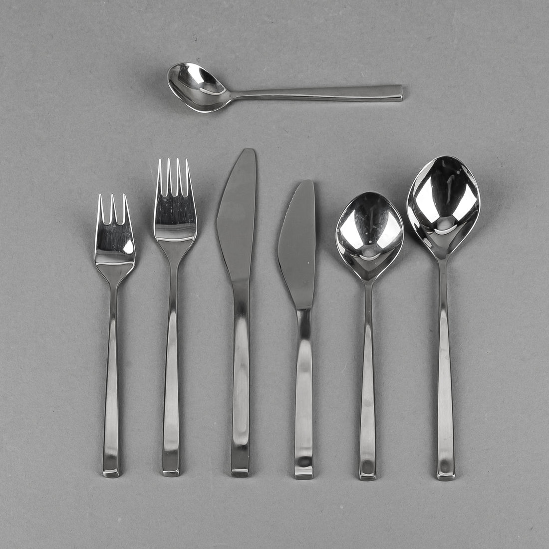 LUNDTOFTE Fuga Stainless Steel Flatware 11 Place Settings Plus Extras