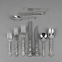 BIRKS Regency Plate Louis De France Silverplate Flatware 8 Place Settings + Extras