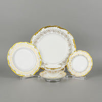 COALPORT Hazelton White 10 Place Settings Plus Extras