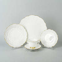 AYNSLEY Golden Crocus 4 Place Settings Plus Extras