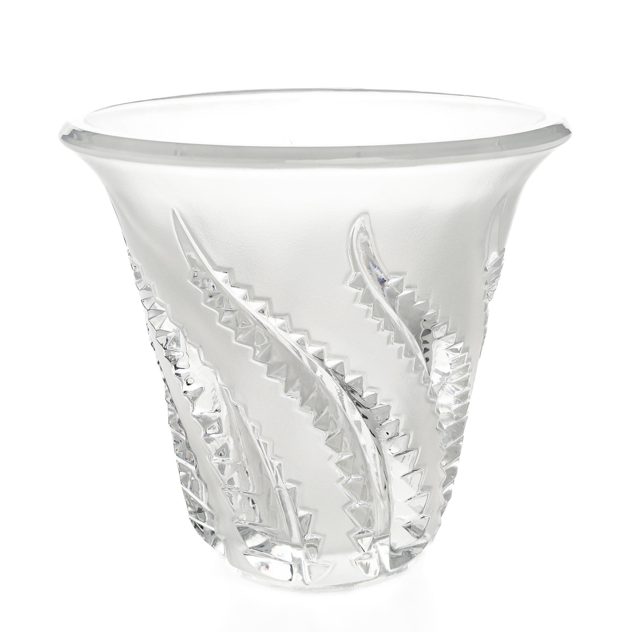 LALIQUE Lobelia Vase - Around The Block