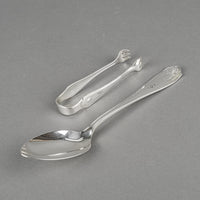 EATONS Haddon Plate Old Adam Silverplate Luncheon Flatware 34 Pieces