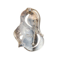 ARIK IDAN Sterling Silver Lapis Satsuma Pear Pin Pendant