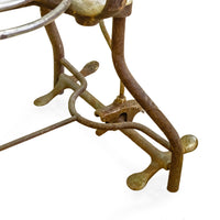 Antique Steel & Chrome Dental Chair