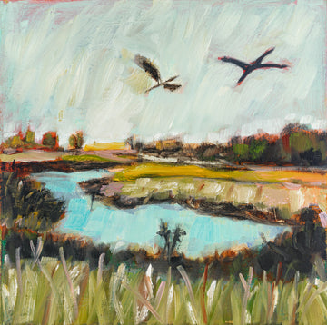 Robin Grindley (Canadian 20th C.)    Marsh Land