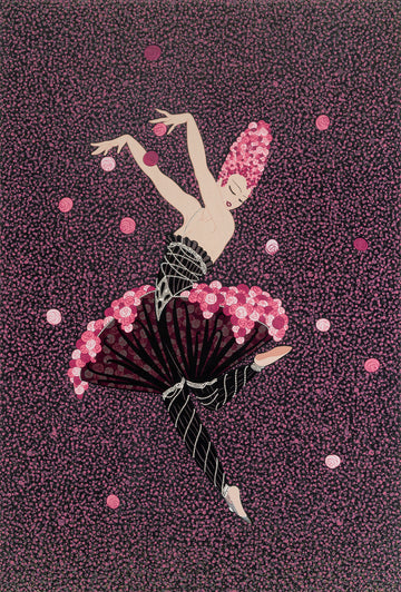 Erte, Roman Tirtov, Russian-French (1892-1990) "Rose Dancer"