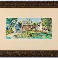 Emmett Fritz - Rural Structures - Watercolour on Paper
