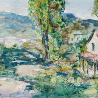 Emmett Fritz - Landscape with House - Watercolour on Paper