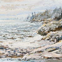 Robert James Callaghan - "Gray Morning" - Oil on Masonite