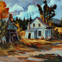 Claude Langevin - "Près des Ste-Adèle" - Oil on Canvas
