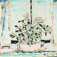 Lyn Westfall - "Azalea" - Mixed Media on Paper
