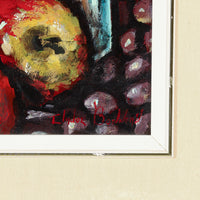 Claude Bonneau - "Pot & Fruits" - Acrylic on Canvas