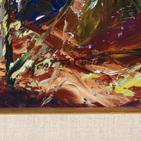 Kent de Conde - Forest Interior - Acrylic on Masonite