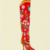 Susan Fothergill - "Baby's Boot I" - Silkscreen Print on Paper